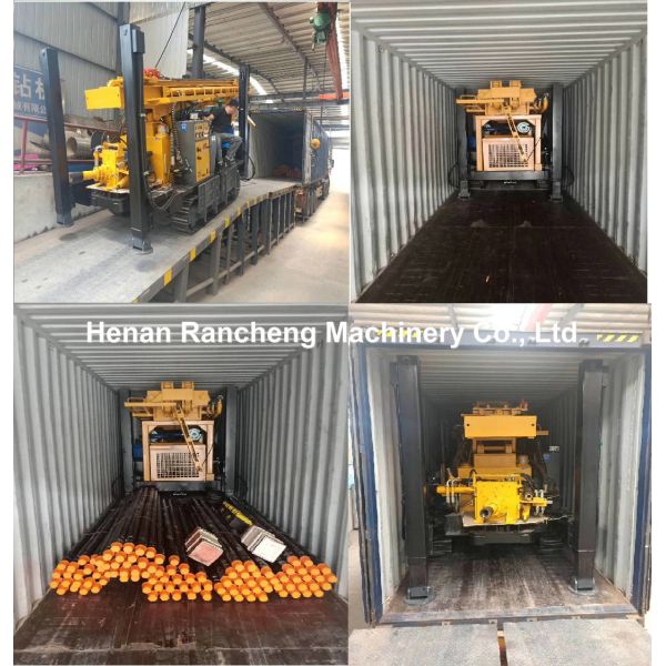 700m Depth 140 - 400mm Bore Dia Water Well Drill Machine 132KW Cummins Engine