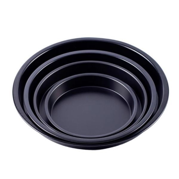 5~12 Inch Round Aluminum Non Stick Deep Pizza Pan With Alumilite Method