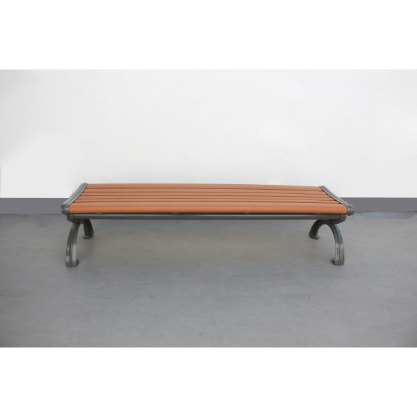 Customized Outdoor Recycled Plastic Benches , Outdoor Urban Furniture 1500mm Length