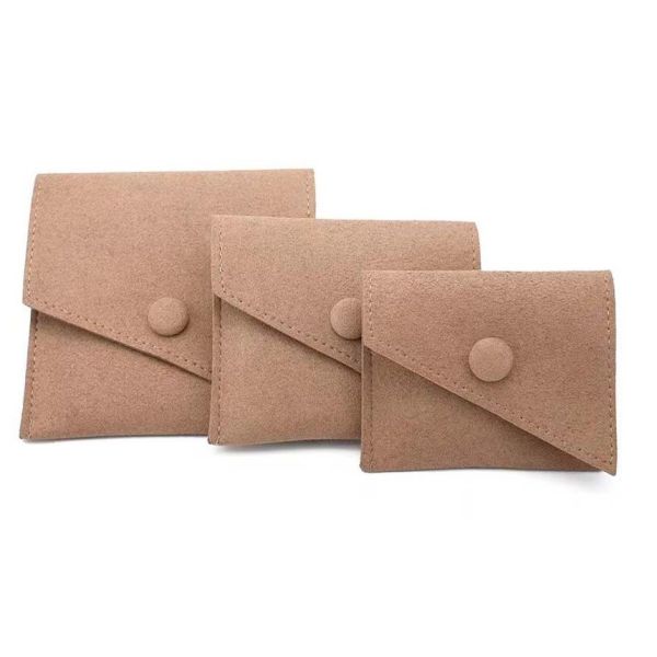 Wholesale Personalized Colorful Muslin Bag Custom Small Cotton With Button Pouch Bag