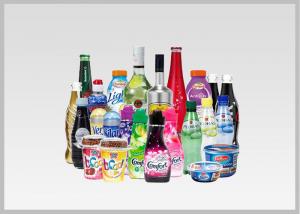 Cheap Food Grade Heat Shrink Plastic Sleeve Rolls , Custom Water Bottle Labels wholesale