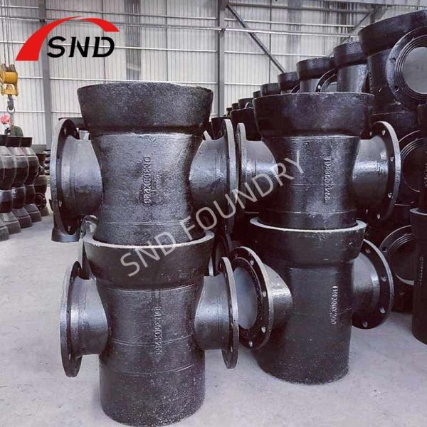 All Kinds Of DI Flanged Cross Cast Iron Socket Cross For Industrial Pipeline