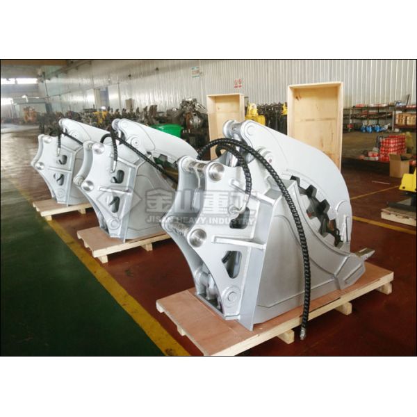 Durable Excavator Grab Bucket Hyundai R210 Great Clamping Force Hydraulic Power