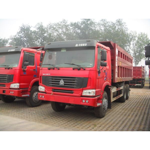 Sinotruk Howo 20 Ton Dump Tipper Truck , 6x4 Heavy Load Truck With Cabin