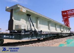 China Flat Rail Freight Car Carrying 85t Load Concrete Bridge Beam 50km/H on sale