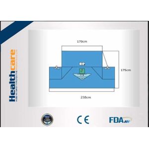 China Blue Disposable Surgical Drapes , Disposable Patient Drapes With EO Sterile on sale