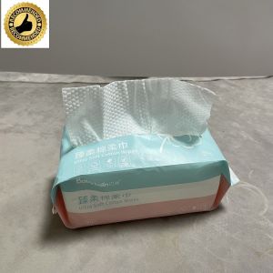 Cheap 80pcs Super Soft Disposable Dry Wipes Non Woven Facial Tissue wholesale