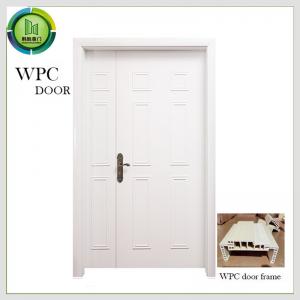 Cheap ODM WPC Soundproof Wooden Sliding Door , Unequal Sliding Bathroom Door wholesale