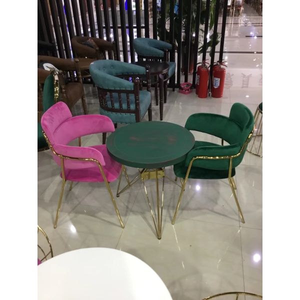 Instagram online celebrity Sofa chair dessert milk tea shop western food cafe negotiate table and chair sofa chair