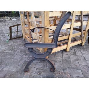 China Antique Cast Iron Garden Bench Legs With Wood Slats For Cast Metal Garden Bench on sale