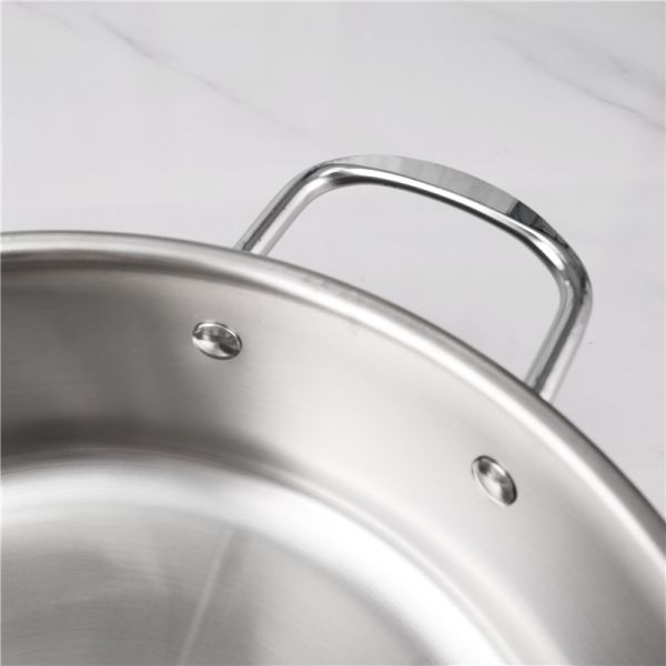 Home Kitchen Stainless Steel Cookware Set 3pcs With Lid