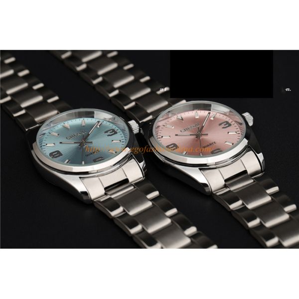 Pink Blue Lady Watch Imitation Diamond Watch Fashion Business Watch for OL Office Ladies