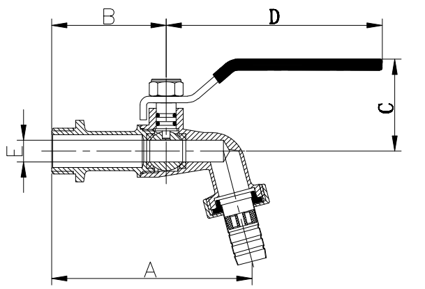 16 Bar Brass Bibcocks