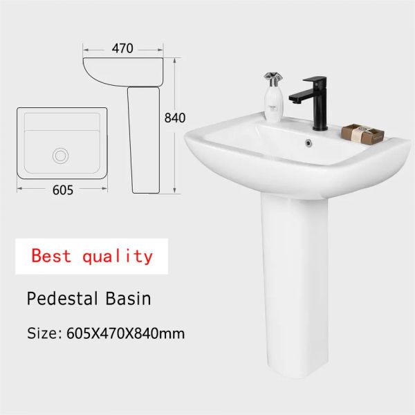 Indoor Bathroom Sanitary Ware Ceramic Toilet And Basin Combo Set