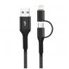 3A PD 18W Multifunctional USB Cable 2 In 1 Type C Fast Charger for sale