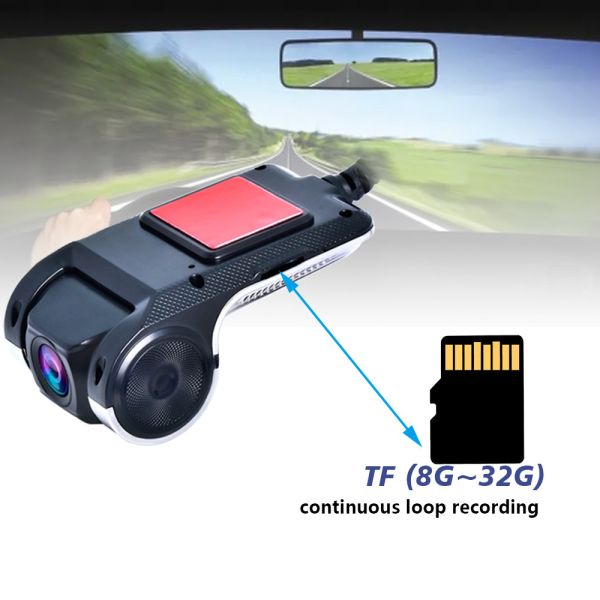 Full HD 1080P Car Stereo Accessories Mini Car DVR Camera Wide Angle Lens ADAS Dashcam