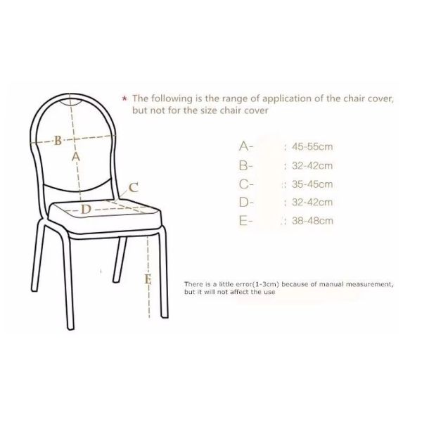 Solid Color Polyester Spandex Wedding Party Chair Covers (JRD903)