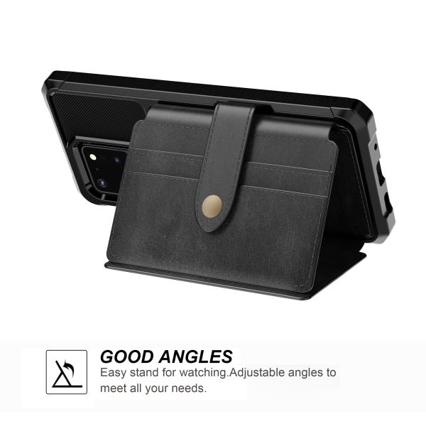 Shockproof Samsung Protective Cases Detachable Retro Leather Case