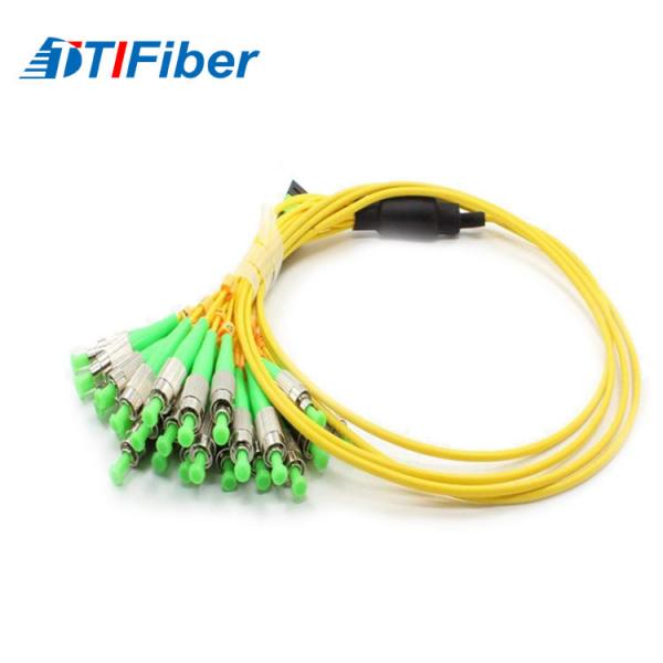 Quality SC/APC- SC/APC fiber optic patch cord Fiber jumper SC-SC APC Multi core 12 fiber 24core for sale