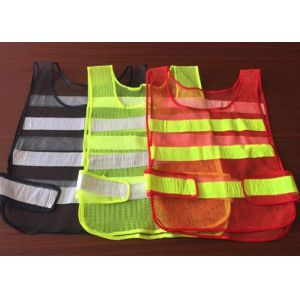 Cheap Reflective Three Lines High Visibility Traffic Road Safety Vests wholesale