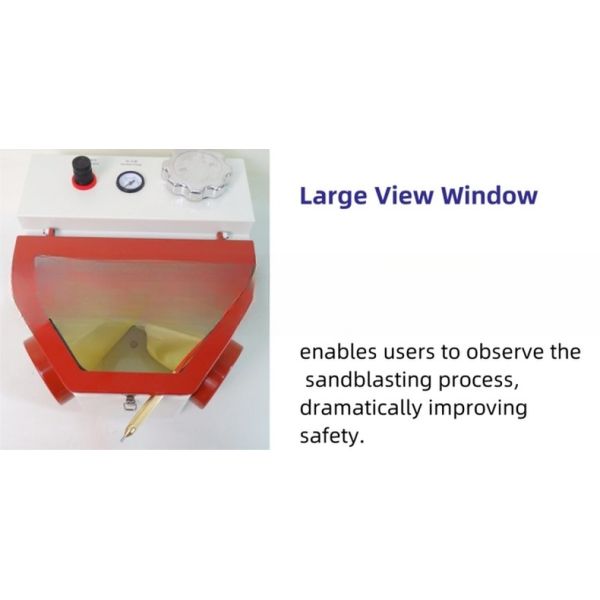 LED Light Dental Sandblaster Two Pen Dental Lab Equipment Dental Sandblasting Machine