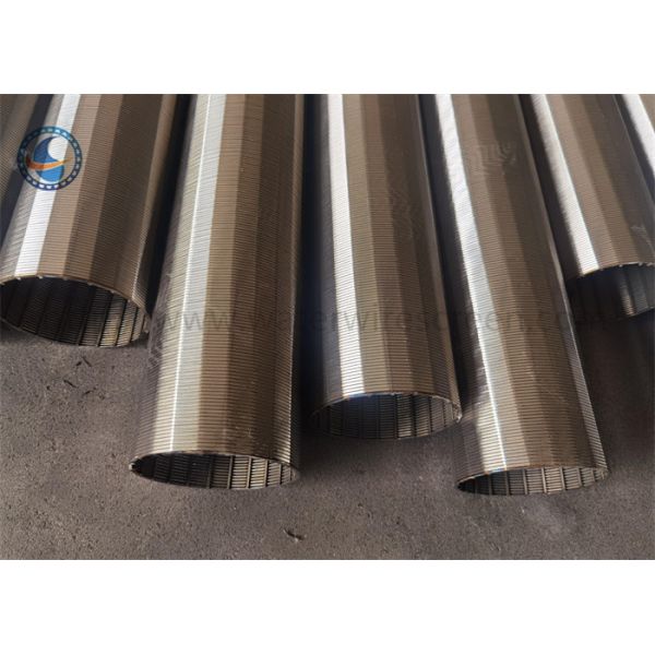 Stainless 316l Water Wire Screen Johnson Type Wraps Slot Filter Pipe