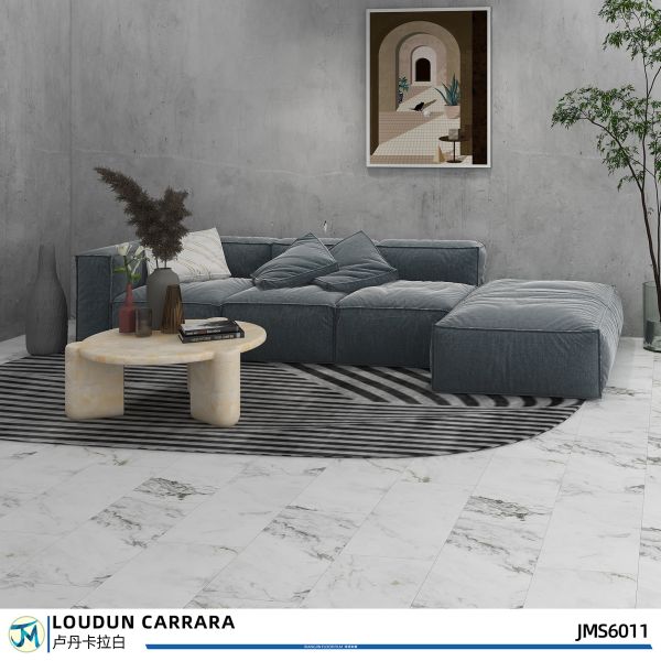 JMS6011 SPC Marble Stone Flooring Tile 304.8 X 609.6mm