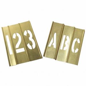 Cheap Adjustable Interlocking Letter Stencils Brass Stencil Set For Paint wholesale