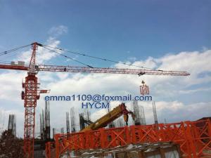 China TC5513 Crane Model Build qtz80 Tower Crane 55M 8TONS Load Topkit Type on sale