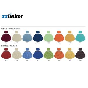 LED Sensor Lamp 860mm Ceramic Spittoon Dental Chair Unit