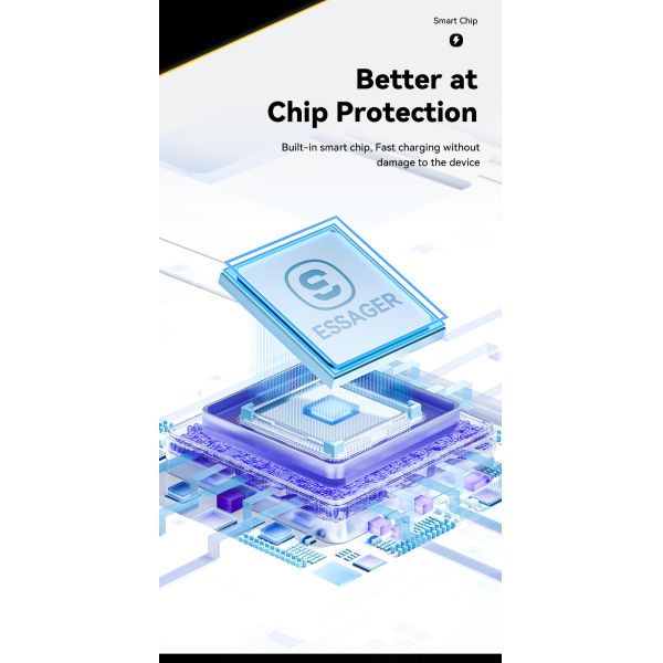 ESSAGER ES-X47 Series USB A To C Cable 1m Short 2m Long 100W