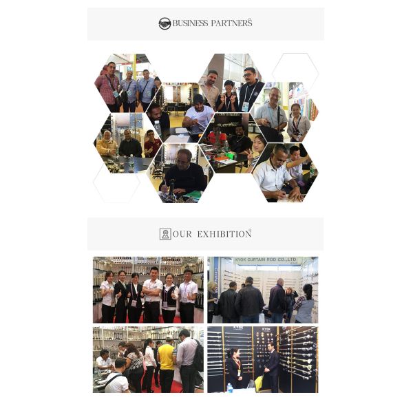 25MM Wholesale Anti-Brass Colored Curtain Rod Set Pole Classic Style Curtain Finials Accessories Metal Curtain Rods Sets