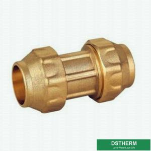Cheap Equal Threaded Coupling Screw PE Fittings Brass  PE Compression Fittings Pex Fittings For Pex Aluminum PE Pipe wholesale