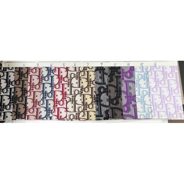 Printed Letters PVC Faux Leather Bags Purse Wallet Phone Case Package Box Leather Fabric