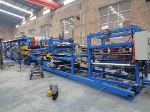 Cheap Steel Wall Panel Roll Forming Machine Ceiling  PUF Sandwich Panel Machine wholesale
