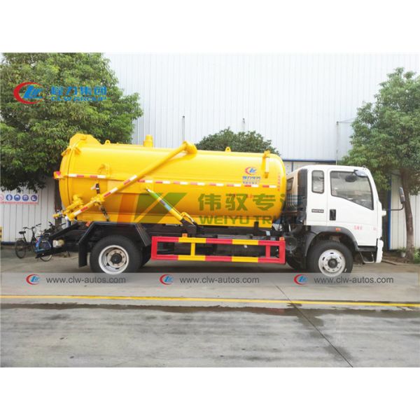 Howo 160HP 8m3 Vacuum Sewage Suction Truck With Diesel Engine