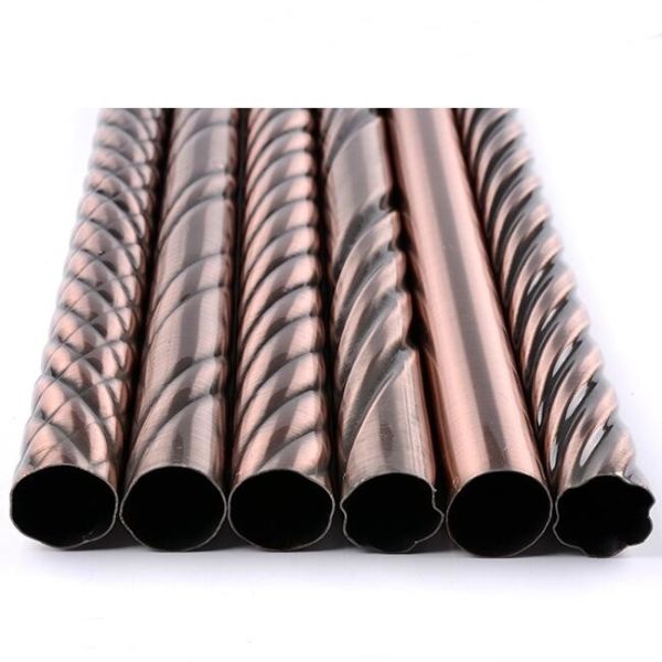 6m 28mm Anodized Aluminium Twist Pipe Curtain Pole