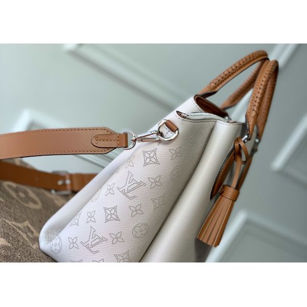 haumea Women fashion handbag genunie cowhide leather cross-body bag Weaving handle double spike pendant bag