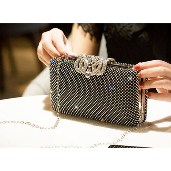New bride's wedding bag diamond lady versatile banquet clutch evening dress bags