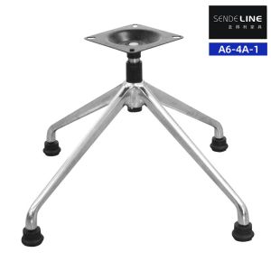 Cheap Replacement Office Chair Metal Base polished Aluminum Alloy With Casters wholesale