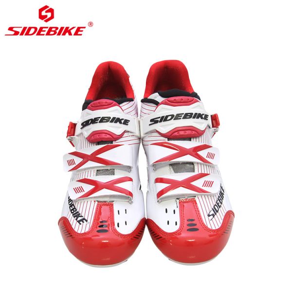Velcro Strap Closure Cycling Shoes / Breathable Non Slip Bike Bicycle Shoes