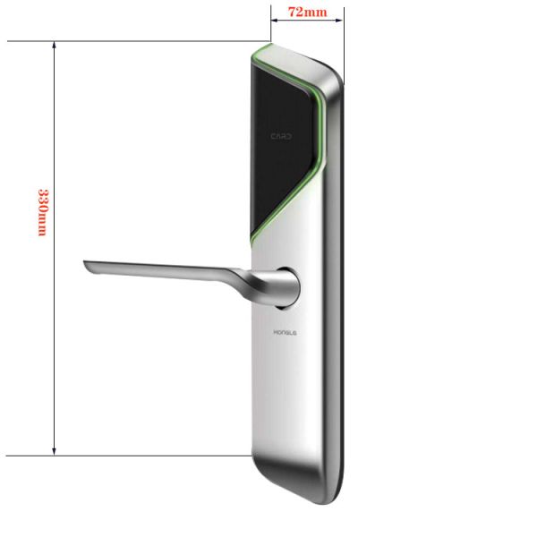 Aluminum Alloy Smart Hotel Lock Electronic Key Card Door Locks
