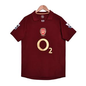 Buy cheap Arsenal 2005-2006 Retro Home Jersey Group Customization Exclusive Classic from wholesalers