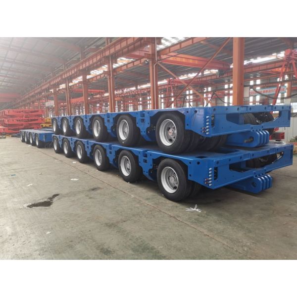 Multi Axles Hydraulic Trailer 200 Ton Bridge Transport Modular Semi Trailer