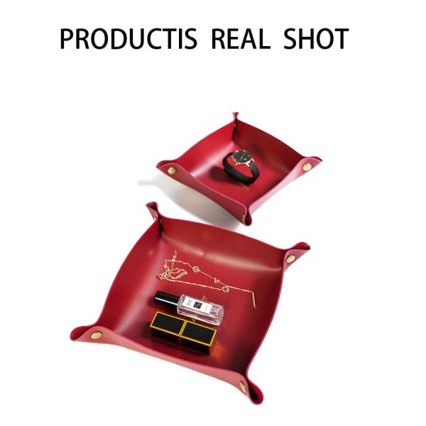 Commercial Buyer E-commerce GLOSSY Multi Purpose Storage Box Containers in PU Leather