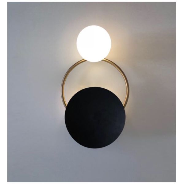JYLIGHTING Nordic Modern Creative Wall Lamp Living Room Wall Lamp Art Bedroom Bedside Designer Round Wall Lamp