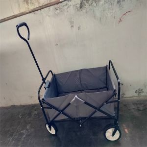 Cheap PVC 600D Folding Camping Trolley OEM Folding Utility Wagon Cart wholesale