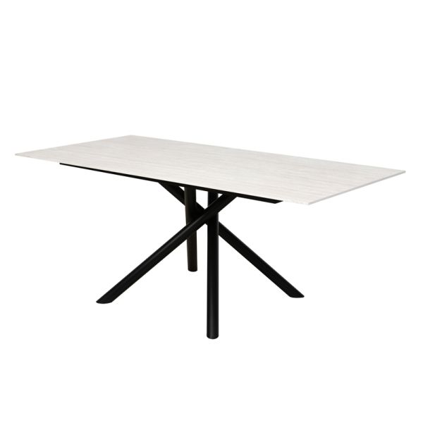 1800*900mm Contemporary Ceramic Dining Table Extendable Ceramic Extension Table
