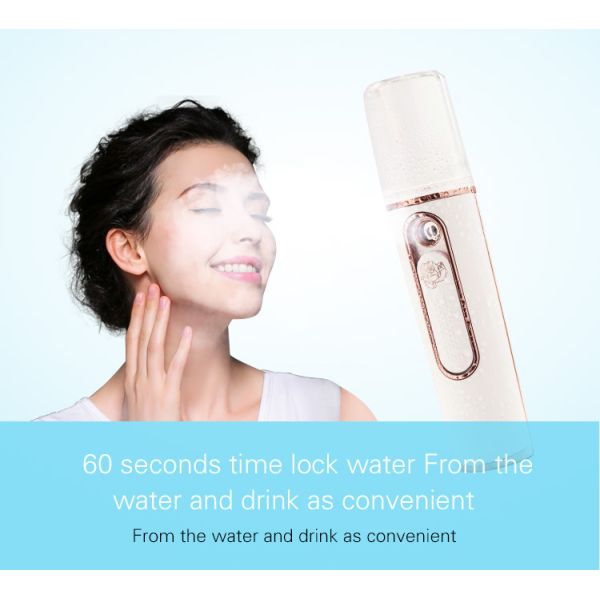 Dry Skin Facial Beauty Device Moisture Sonic Water Atomization Nano Mist Sprayer