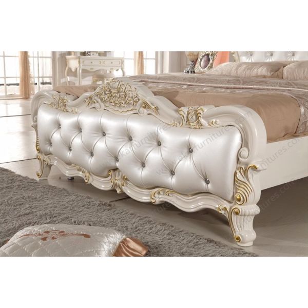 China bed making factory high quality fashionable king size bed 6018